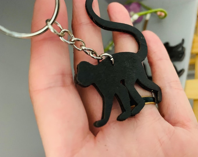 Monkey Keyring, Bag Charm, Accessory, Personalisation Feature