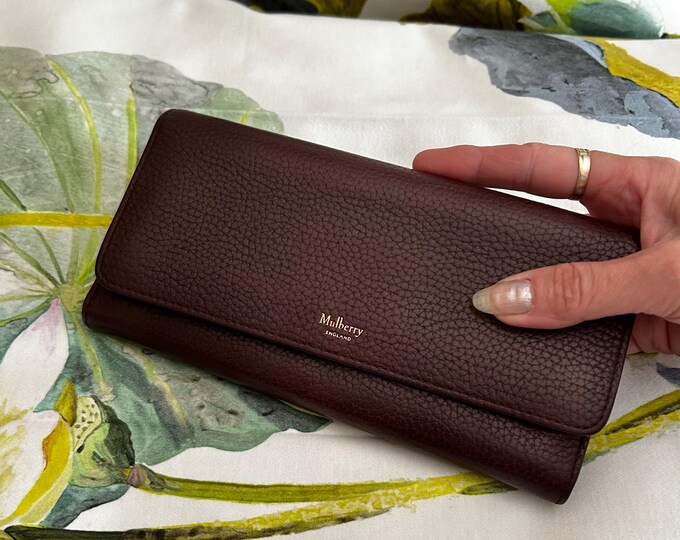 Mulberry Continental Purse - Oxblood - Refurbished