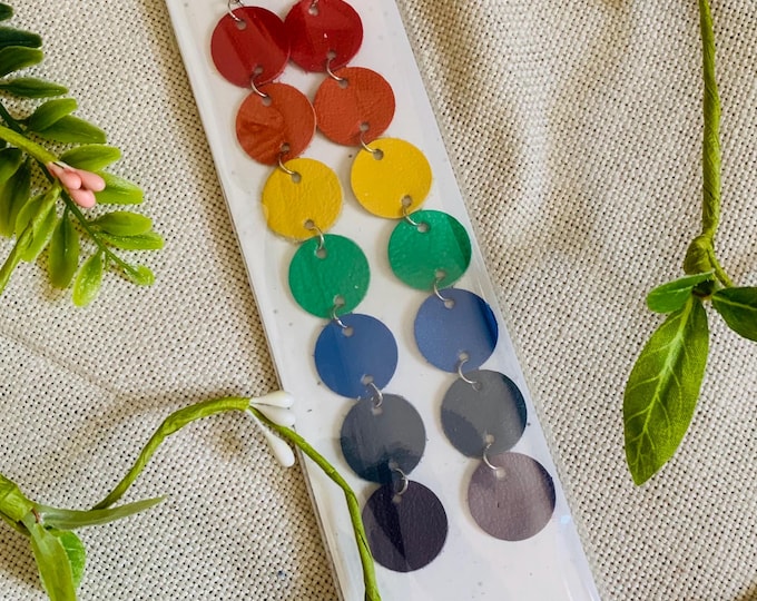 Circle Dangle Earrings - Various Designs