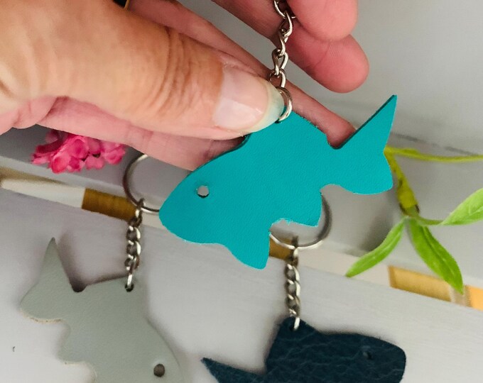 Shark Keyring, bag Charm, Personalisation Feature