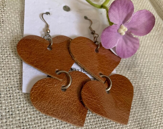 Heart Earrings - 2 Heart Design