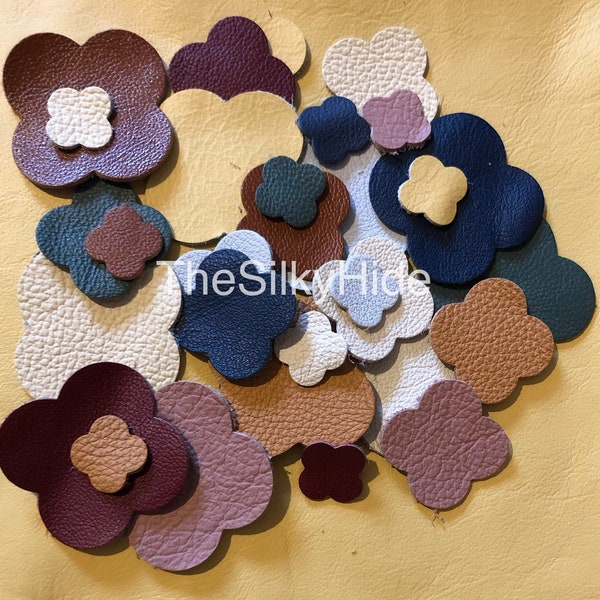 Leather Die Cut Shapes Etsy