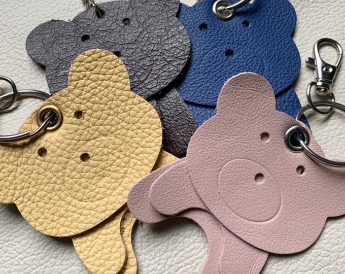 Teddy Bear Keyring / Bag Charm - Personalisation Feature