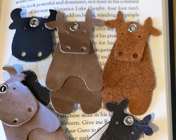 Cow Bookmark - Personalisation Feature