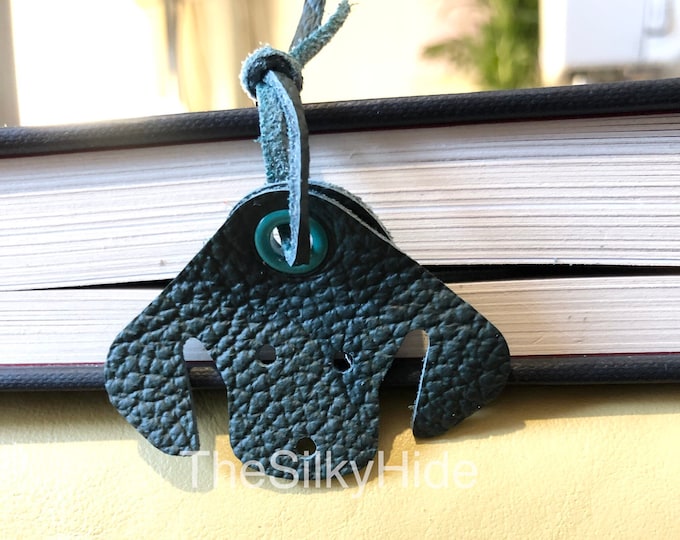 Dog Bookmarks, Leather Dog Bookmarks, Leather Bookmarks, Decoration, Personalise