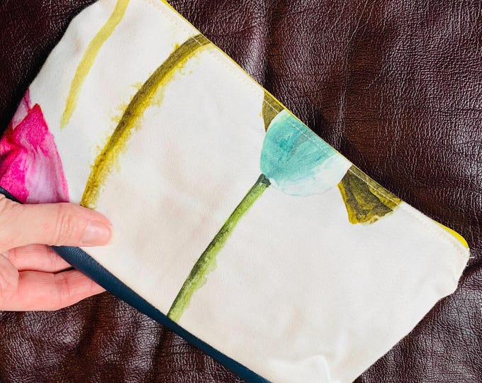 Make-up Bag, Valentines Gift, Leather Make-Up Bag, Cosmetics Bag, Toiletries Bag, Make-Up Pouch, Toiletries Pouch, Cosmetics Pouch.