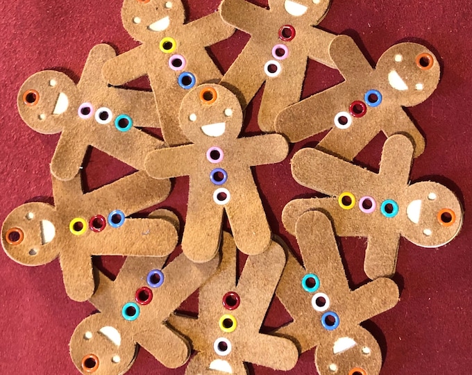 Gingerbread Man/Person Christmas Decoration - Personalisation Feature