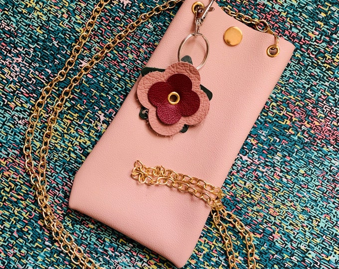 Slim Leather Crossbody Bags - Various Colours