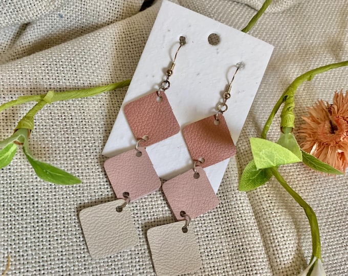 Square / Diamond Shape Earrings - Various Designs