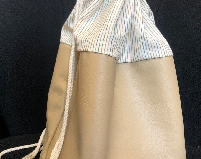 Duffel Bag with Leather Bottom - Various Designs
