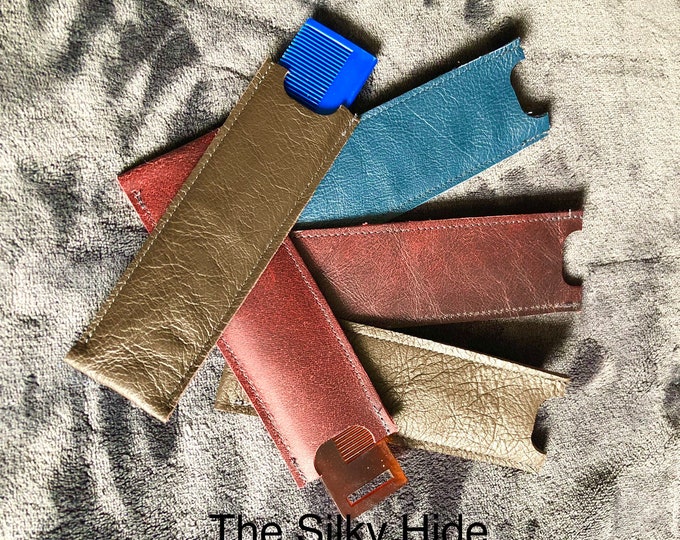 Comb Holder, Comb Sleeve, Leather Comb Holder, Leather Comb Sleeve, Suede Comb Holder, Suede Comb Sleeve, Bamboo comb, Personalise