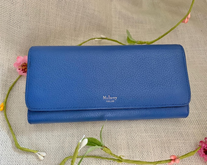 Mulberry  Continental Purse - Blue - Refurbished