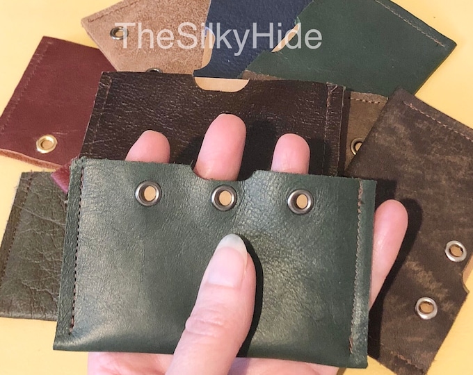 Leather Card Holder, Personalisation Feature