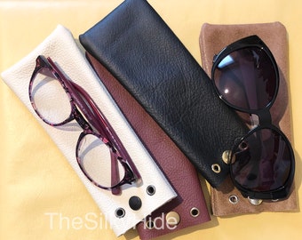 Glasses Cases, Sunglasses Cases, Leather Glasses case, Leather Sunglasses case, Glasses Pouch, Sunglasses Pouch