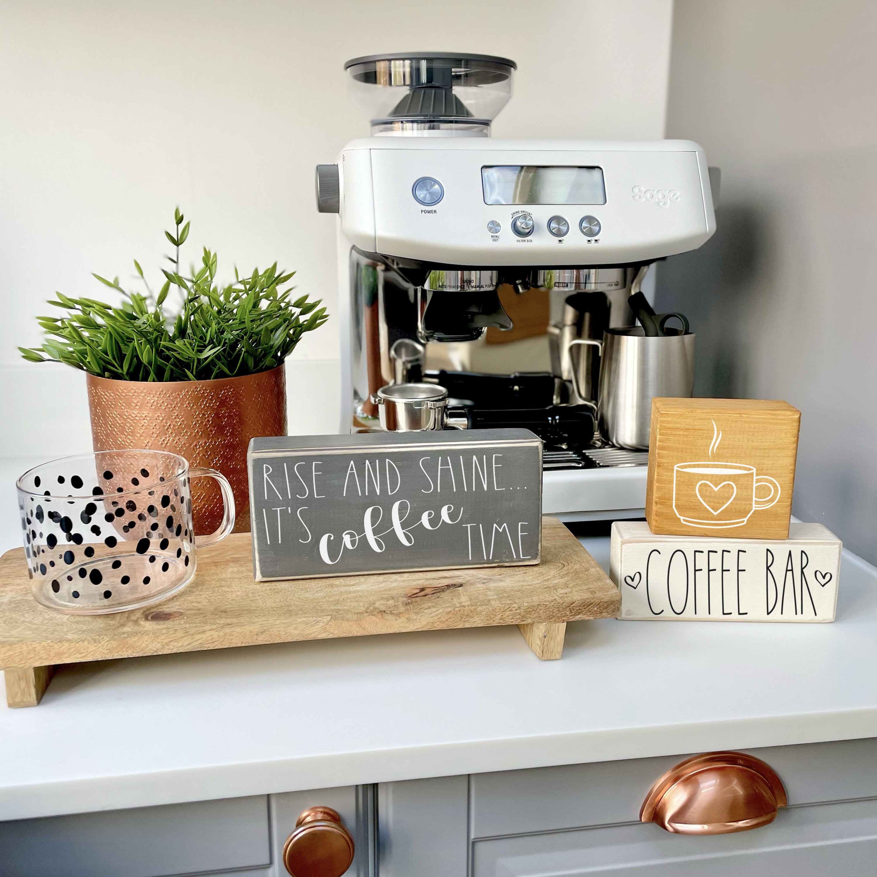 Coffee Block Wooden Signs Kitchen - Etsy UK