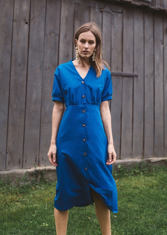 cotton satin dress