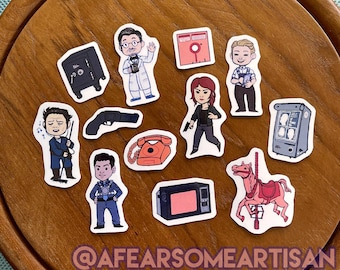 Control Game (Remedy): FBC (Federal Bureau of Control) & Objects of Power - Vinyl Sticker Set