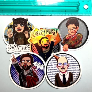 Was wir in den Schatten tun inspirierte Sticker Set 2