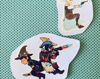 Tactical Breach Wizards Inspired Jen, Zan, & Banks Sticker Set
