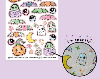 Cute Halloween Sticker Sheet