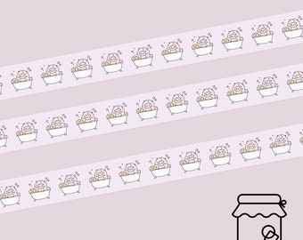 Hedgehog Bubble Bath Washi Tape