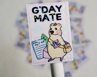 G’DAY MATE Quokka (stickers) - Set of 15