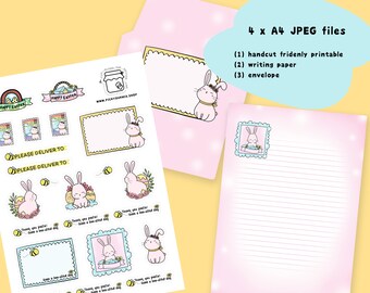 Bunny letter sets