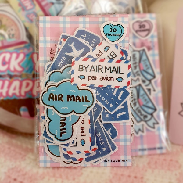 Air Mail Label stickers