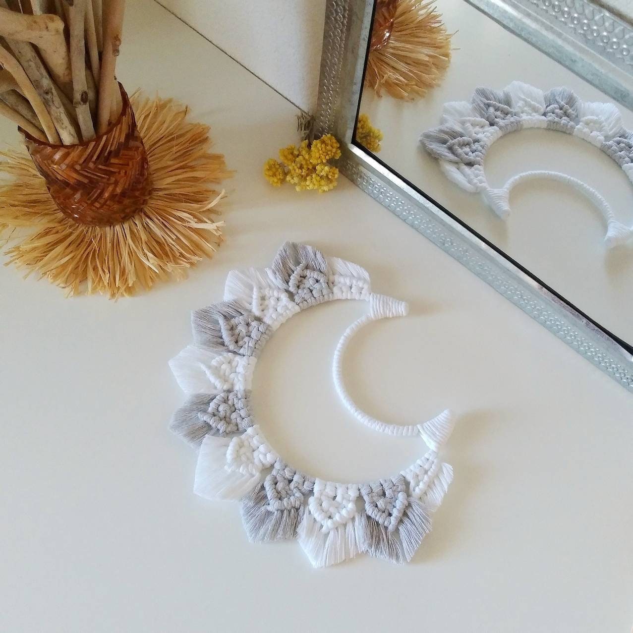 Lune Bohème en Macramé