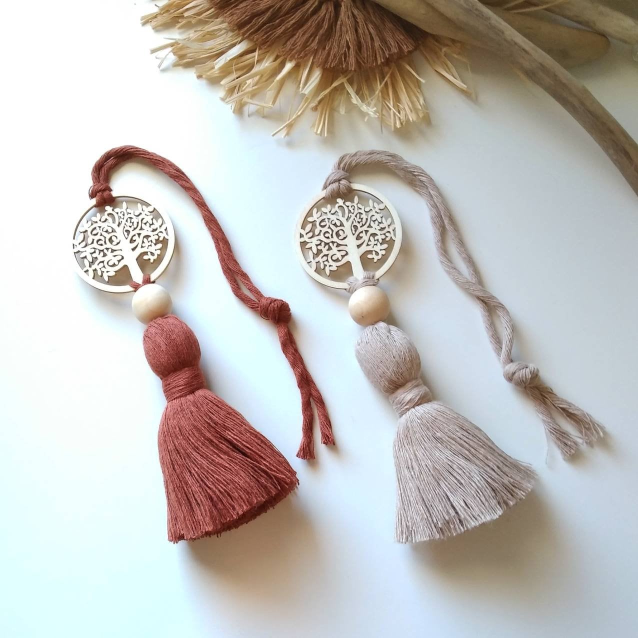 Décoration Pompon et Arbre de Vie