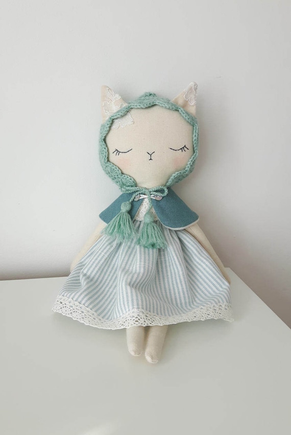 handmade cat doll