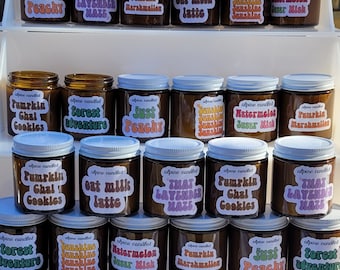 Groovy Candles, Mini 4 oz Bestsellers Wooden Wick