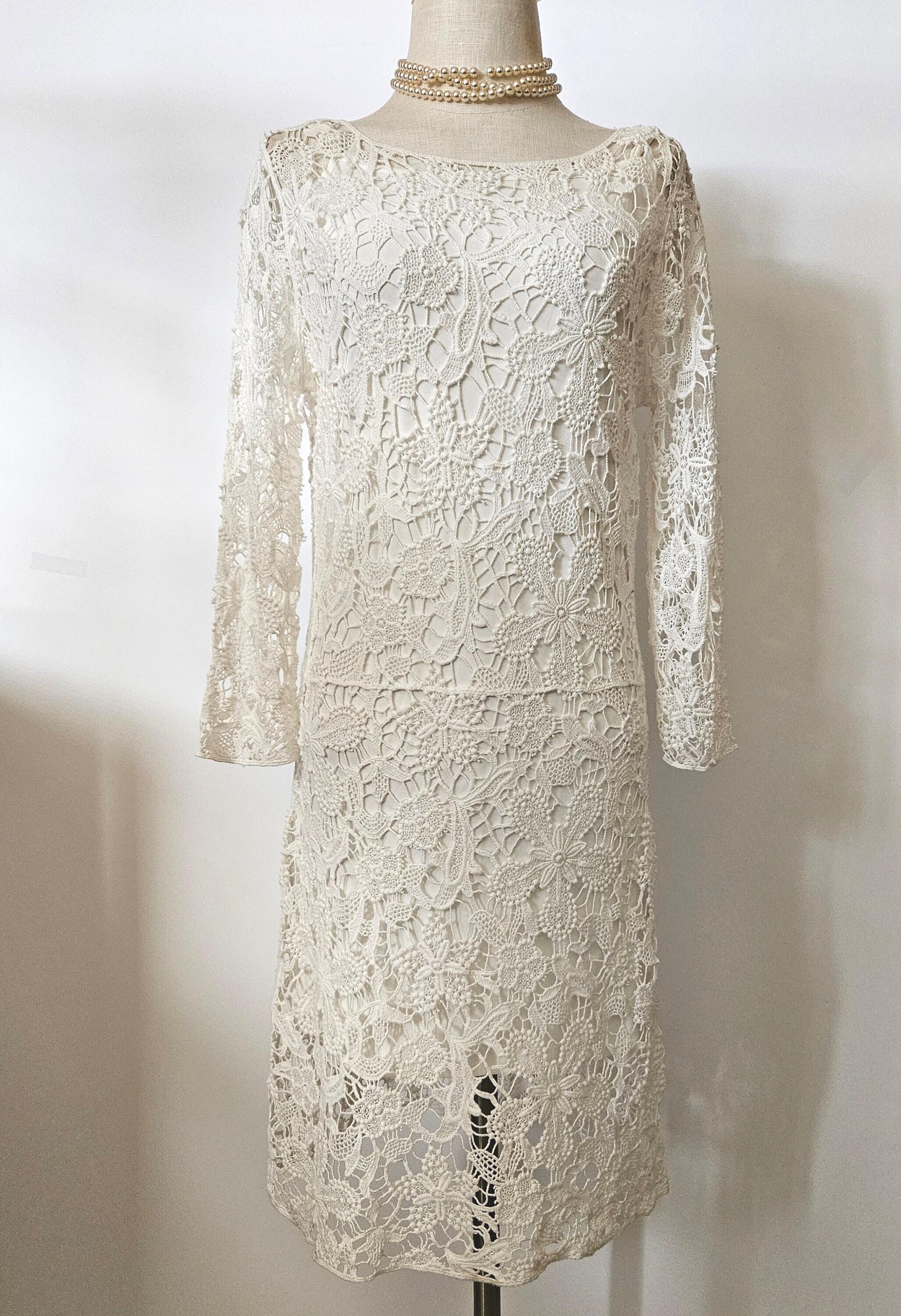 knee length dresses for ladies The Great. Black Keepsake Lace Shift Dress Black / 0 main image 1