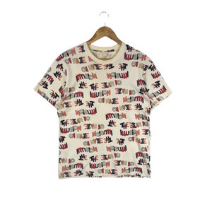 Japanese Brand!!! Vintage ss02 UNDERCOVER JUN TAKAHASHI Illusion Of Haze Made in Japan Fullprint T-Shirt Medium Size