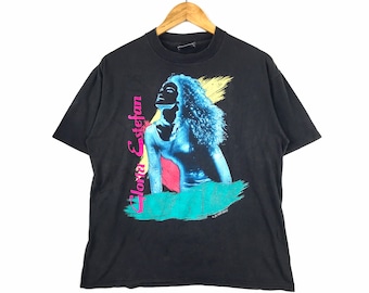 ヴィンテージ グロリア エスティファン 90s USA製 XL以上 白 バンドT ヴィンテージ 90年代 グロリア・エステファン Tシャツ - イントゥ・ザ