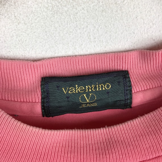 Rare!!! Vintage Italian Designer VALENTINO JEANS Embroidery
