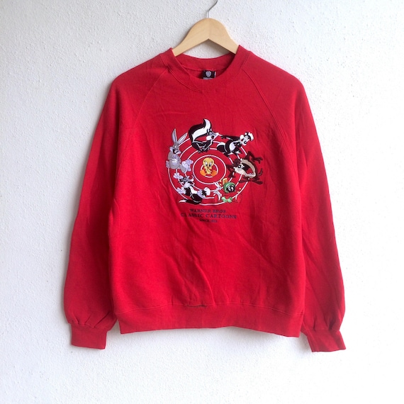Warner bros logo sweatshirt hotsell