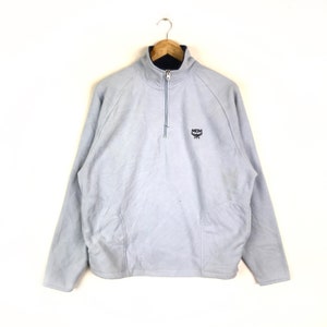 Rare!!! Vintage MODERN CREATION MUNICH Mcm Small Logo Half Zipper Fleece Sweatshirt Turtle Neck Medium Size