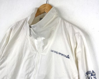 LE COQ SPORTIF レディースジャケット ホワイト　LL size le coq sportif（ルコックスポルティフ）の「サーモライト中綿