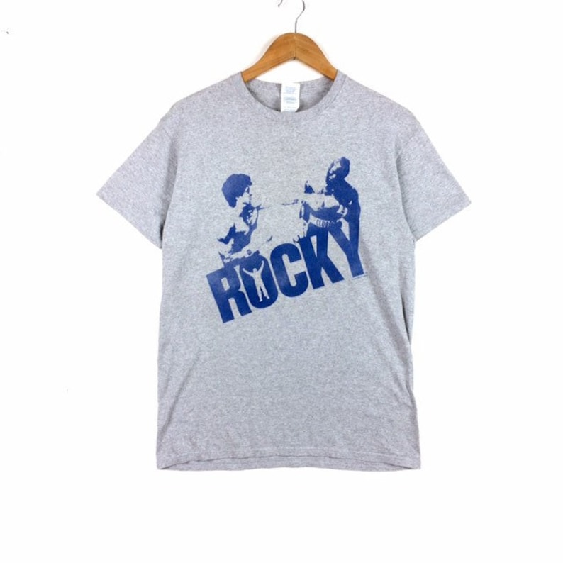 Rare!! The Famous ROBERT ROCKY BALBOA The Italian Stallon Rocky Film Series T-Shirt Medium Size