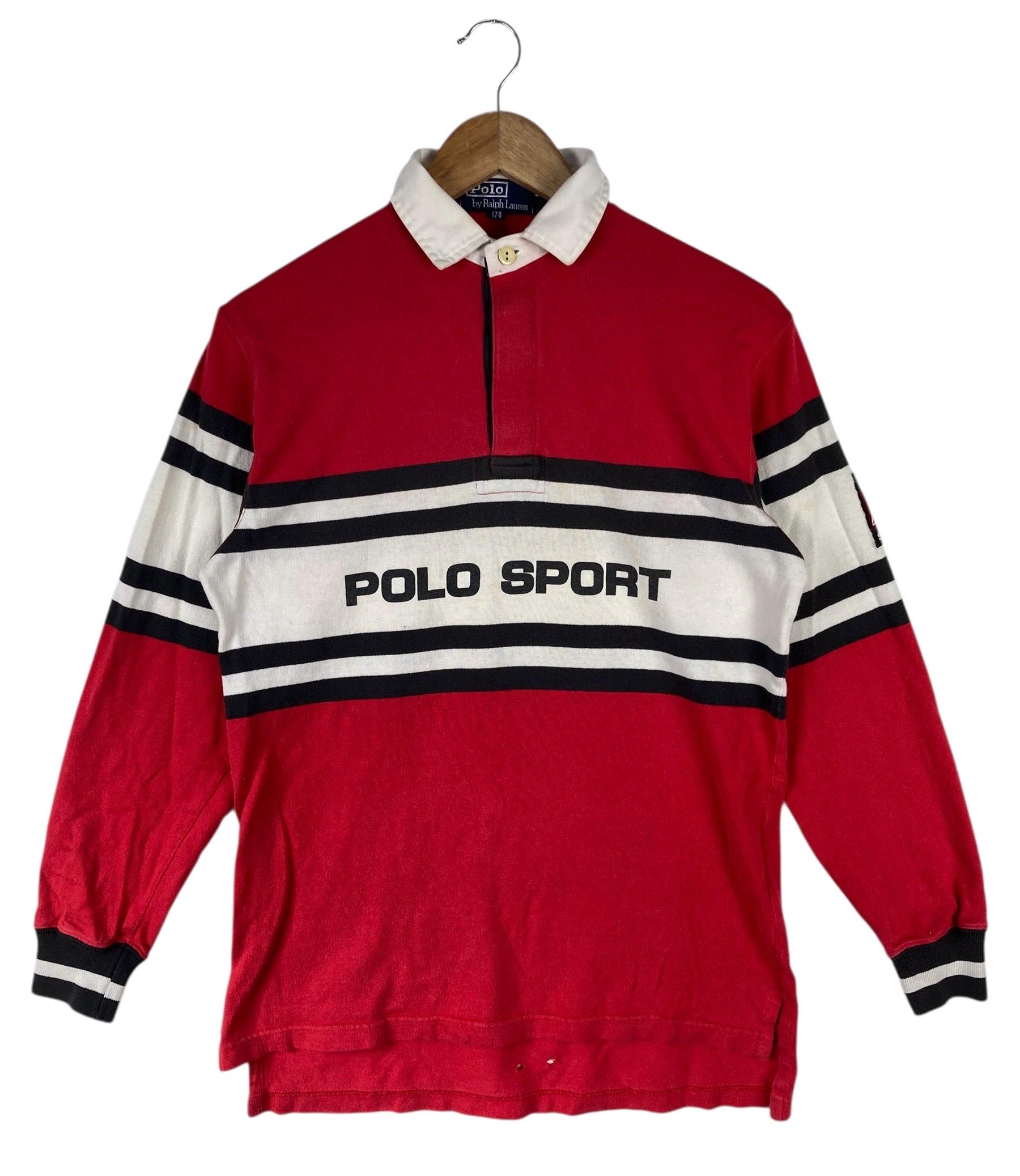 Lolife!!! Vintage POLO SPORT USA by Ralph Lauren Polo Rugby Shirt
