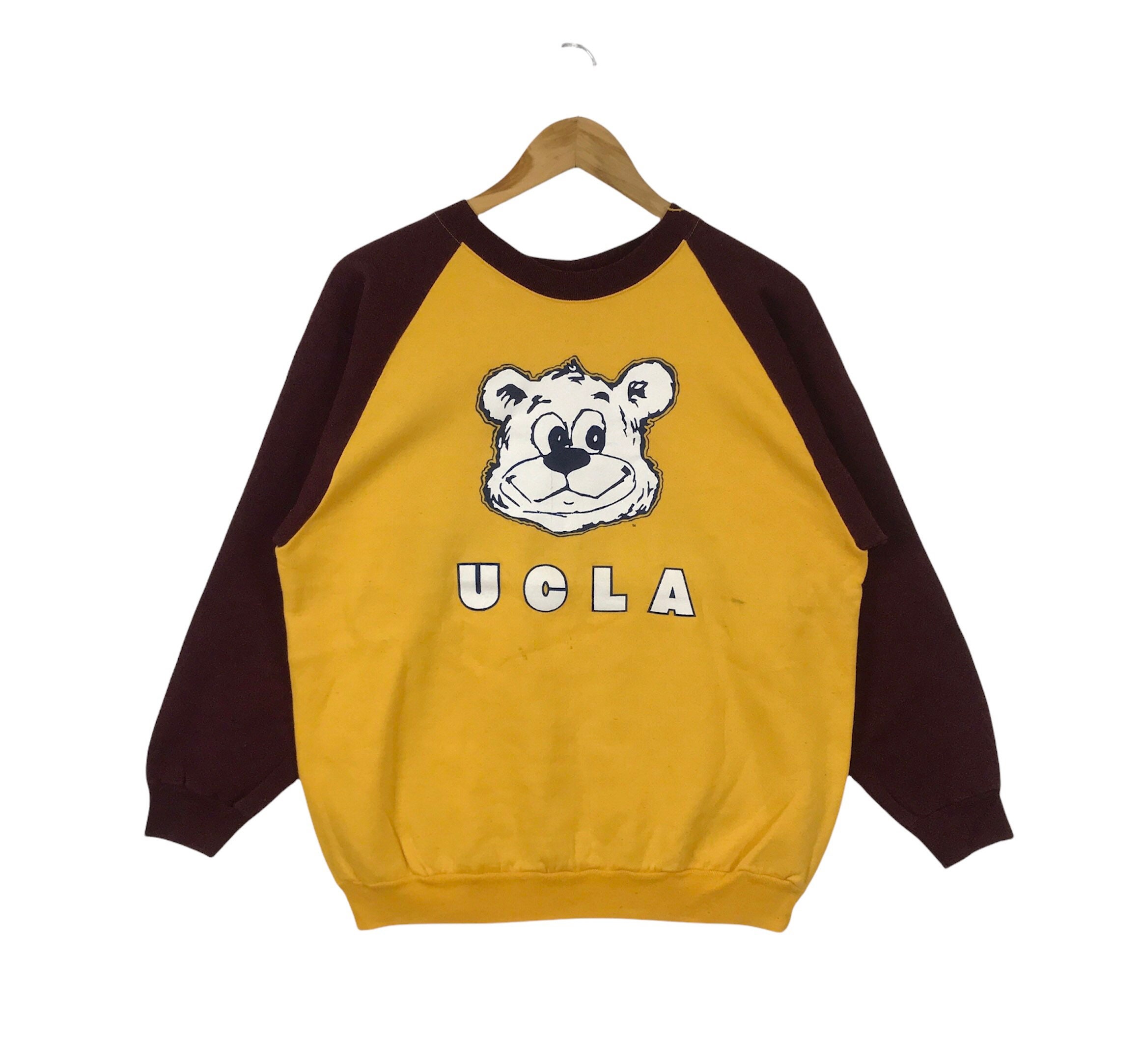 UCLA Joe Bear Bruins Pullover Hoodie Silver - Campus Store
