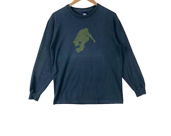 Rare Vintage Late 80s Stussy Native Stickman Tshirt