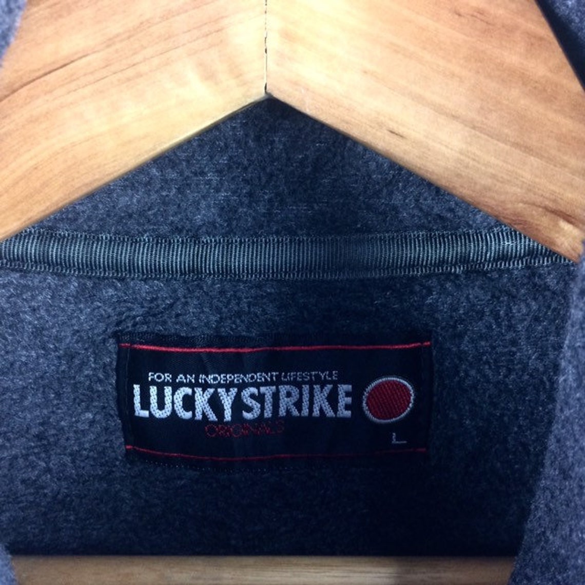 Rare Vintage American Brands Cigarettes LUCKY STRIKE Fleece Etsy