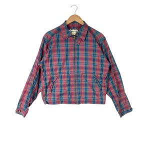 By Toyo Enterprise!!! Vintage SUGAR CANE UNION Made Outdoor And Field Tested Checkered Light Jacket Small Size