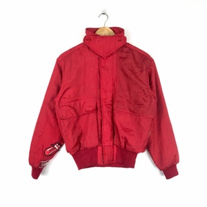 Rare!!! Vintage KUSHITANI SPORT EQUIPMENT With The Rolling Stones And Lark Patches Bomber Jacket Small Size