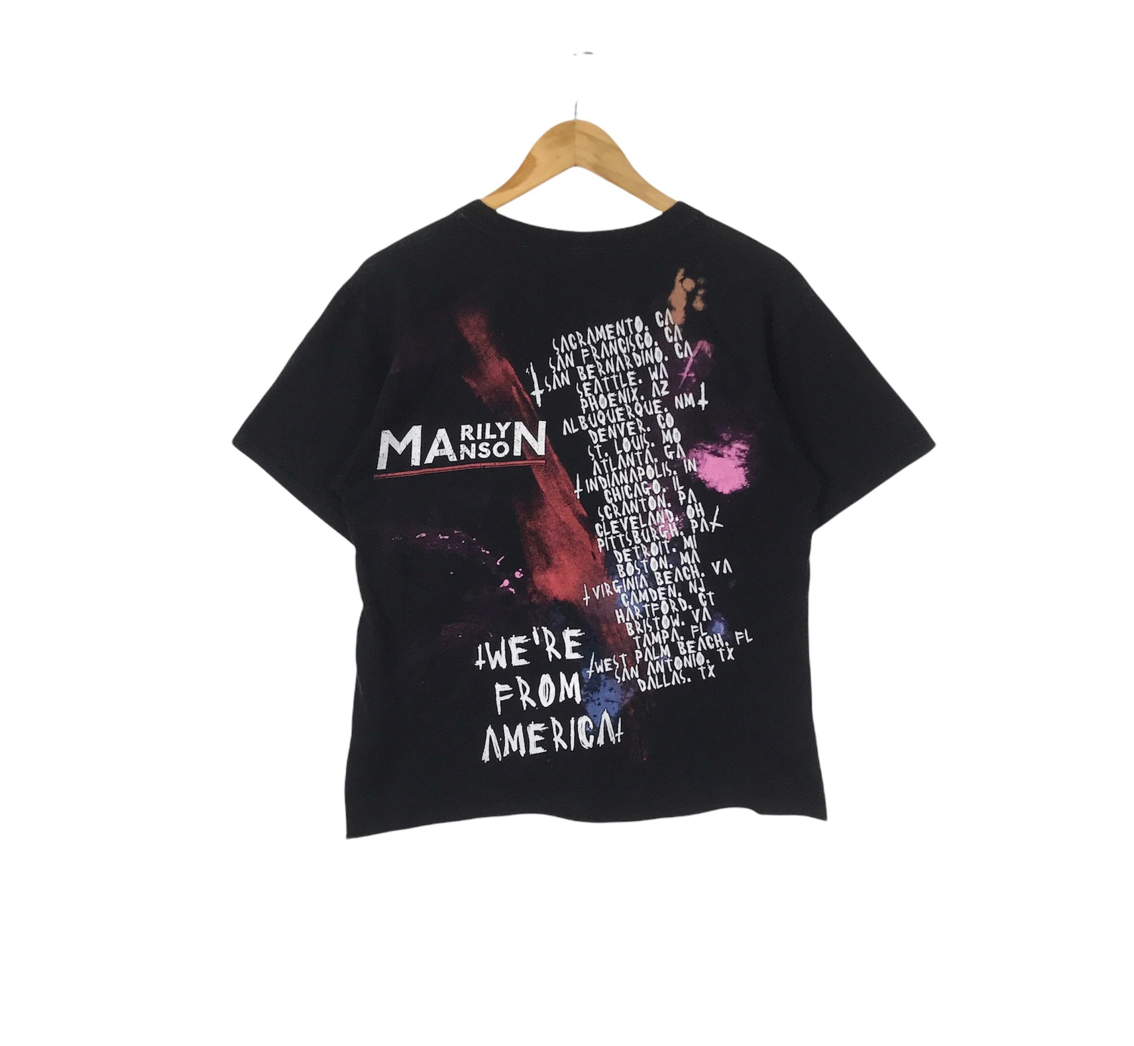 Metal and Rock!!! Vintage 2009 MARILYN MANSON We're From AMERICA