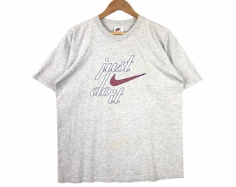 vintage nike just do it big logo rugby