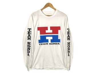 Racing!!! the Famous TEAM HONDA RACING Team Longsleeve Shirt Racing!!! the Famous TEAM HONDA RACING Team Longsleeve Shirt