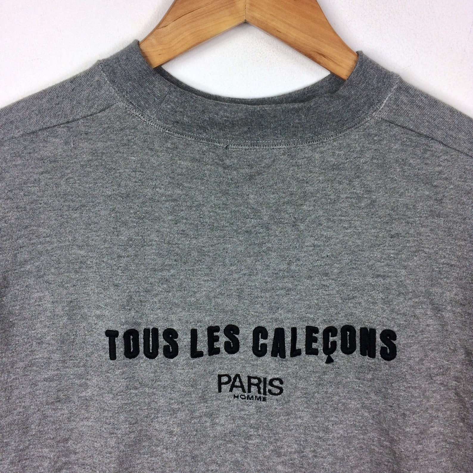 Rare the Famous Brand TOUS LES CALEÇONS Paris Embroidery - Etsy